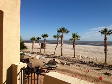 Beach view from El Dorado Ranch Condo 722