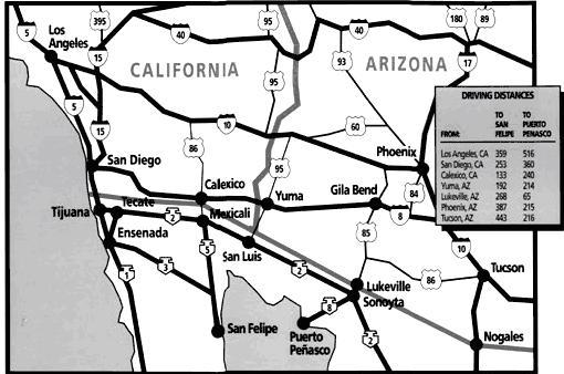 San Felipe Mexico Map