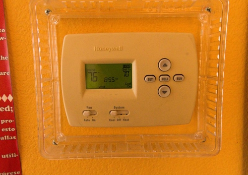 ac control panel normal temperature