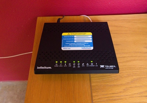 Internet modem working correctly