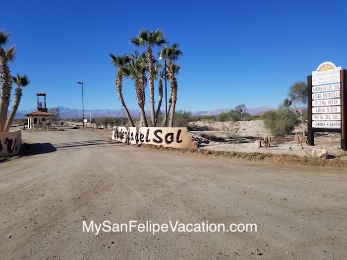 hacienda del sol entrance el dorado ranch san felipe mexico