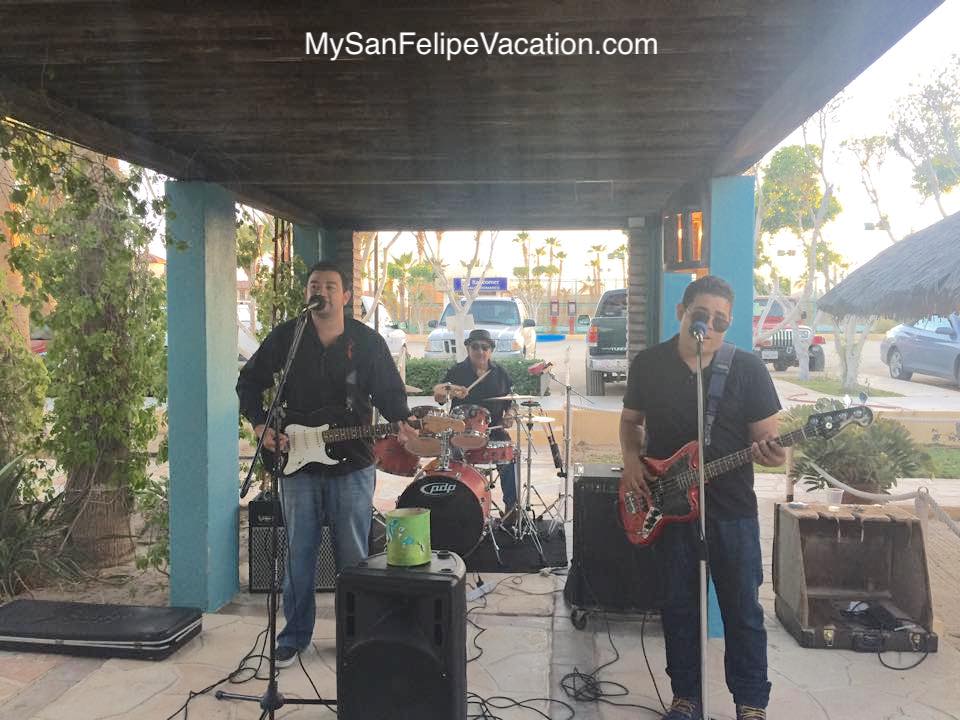 Live band at La Palapa Bar & Grill El Dorado Ranch San Felipe