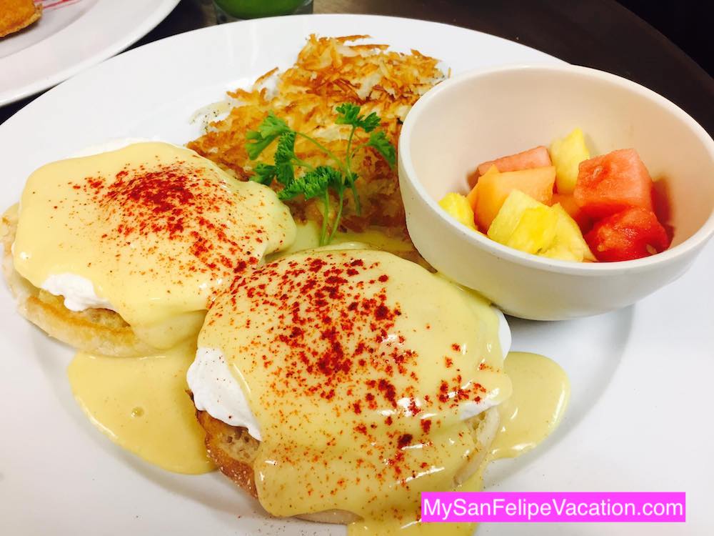 Breakfast plate at the Pavilion Restaurant El Dorado Ranch San Felipe