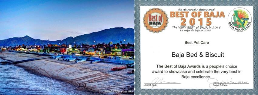 Baja Bed and Biscuit San Felipe award