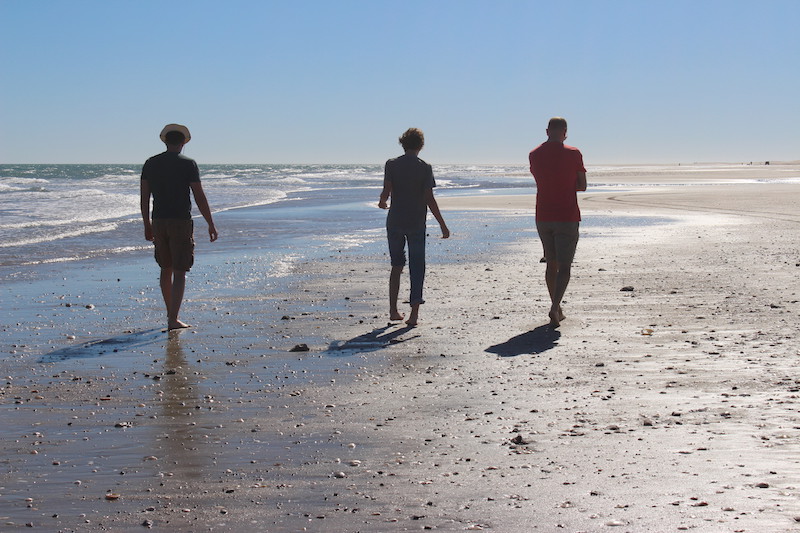 Romantic walks along the beach in San Felipe