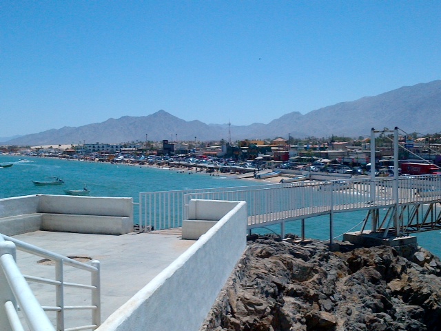 Vista de la ciudad de San Felipe Baja México