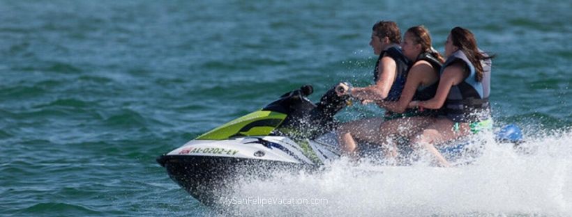 Jet ski fun in San Felipe, Baja California