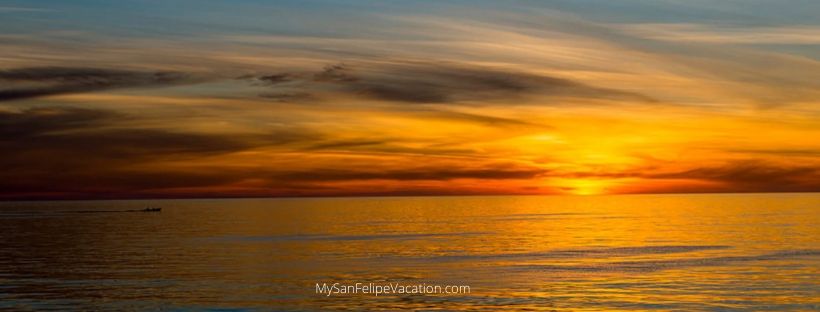Watch amazing sunsets in San Felipe, Baja California, Mexico