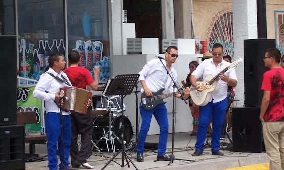 San Felipe Malecon dance party