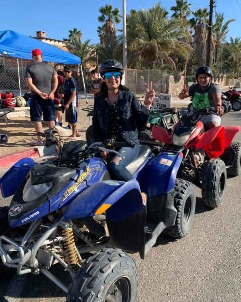 Friends on an ATV ride near San Felipe