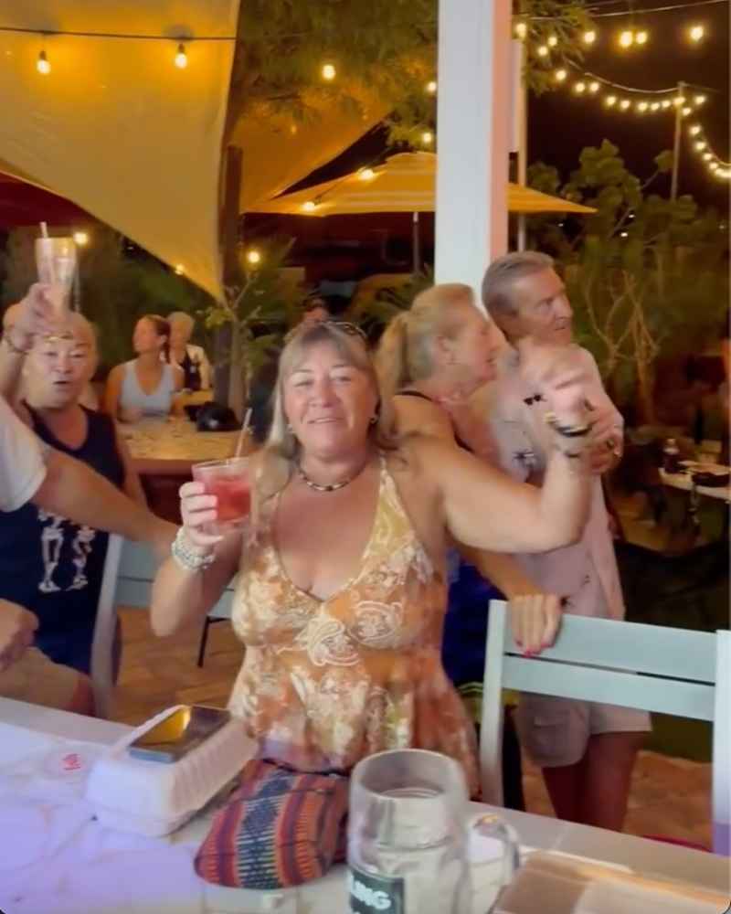 enjoying drinks at a local San Felipe bar