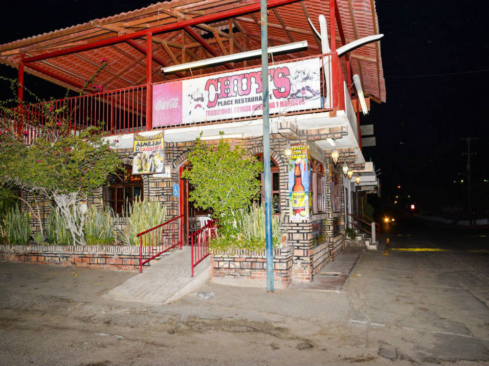 Front outside view of Chuy's Place - Restaurant San Felipe Baja Mexico