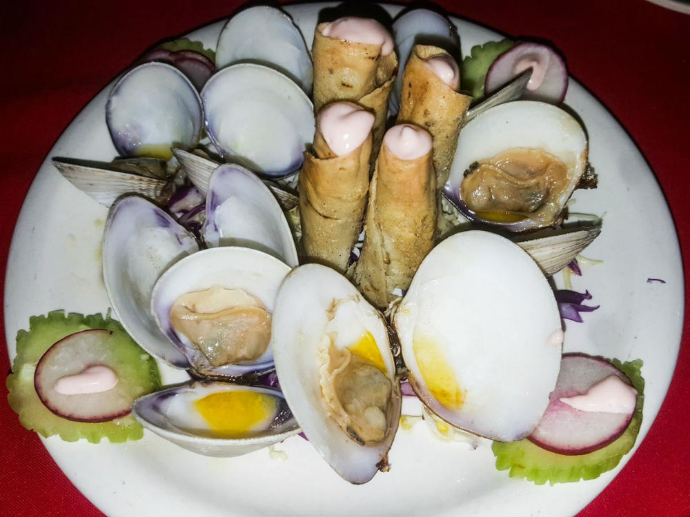 Fresh clams at Chuy's Place San Felipe