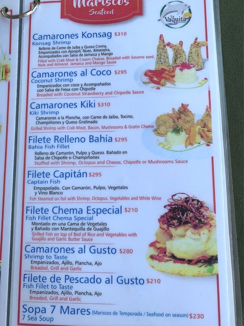 La Vaquita Norte Marian Restaurant San Felipe Mexico