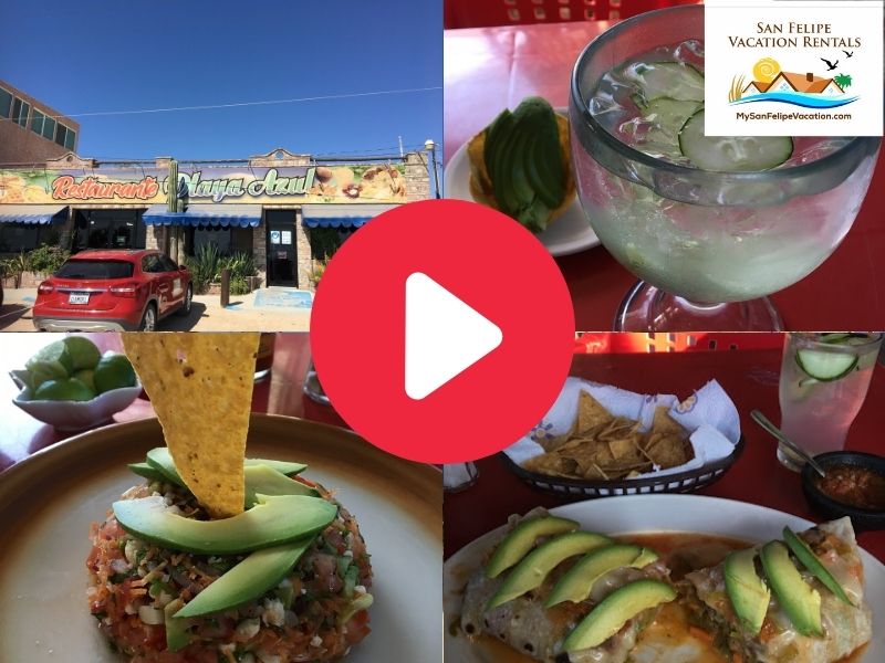 Video review - Playa Azul Restaurant San Felipe, Mexico