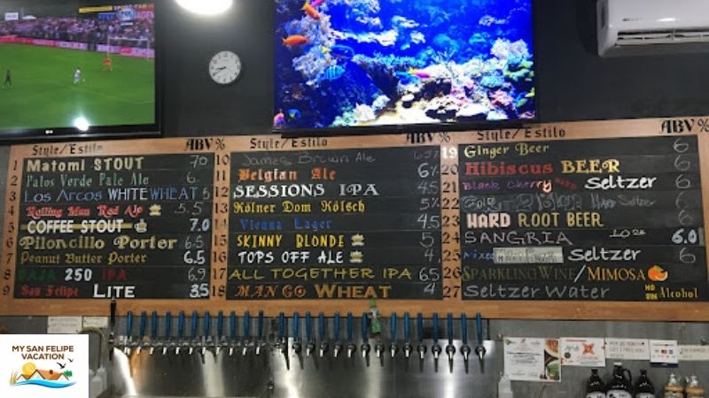 San Felipe Brewing Beer Options Listing