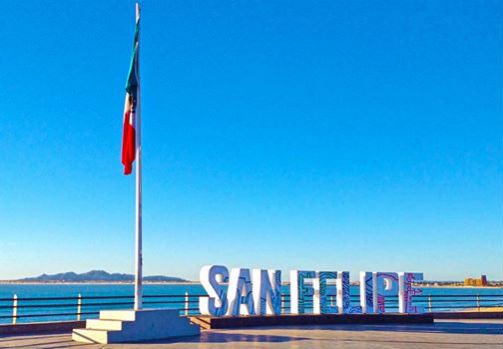 San Felipe Malecon sign