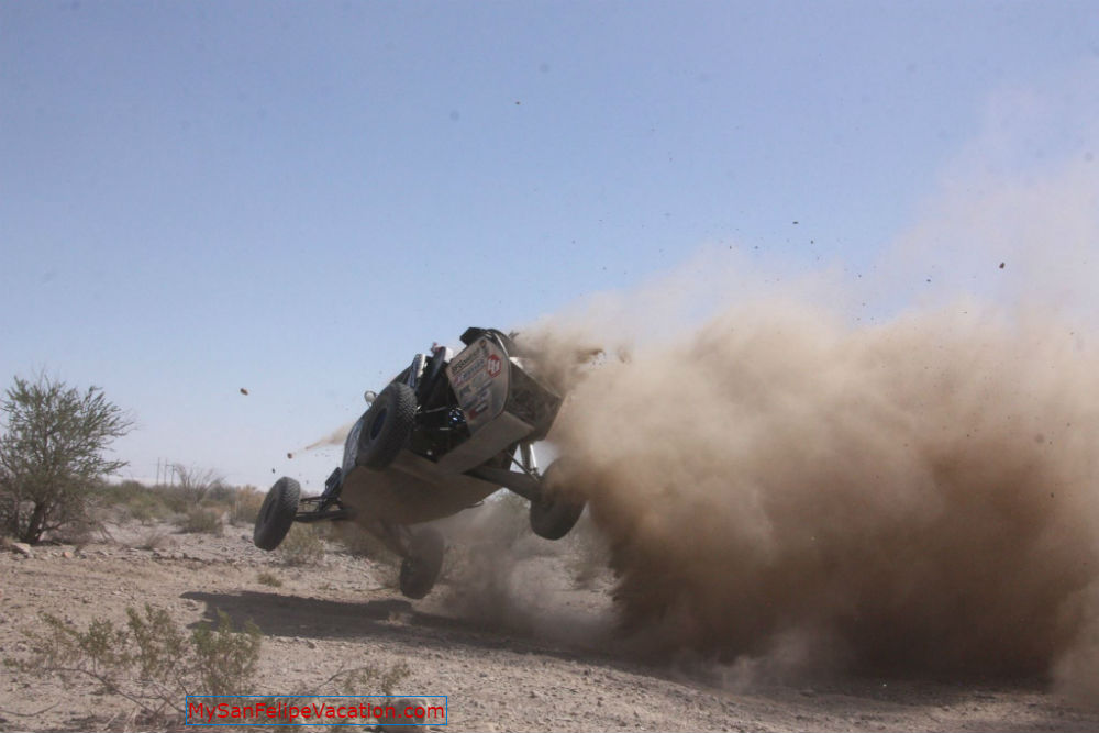 Annual San Felipe 250 race - Racing in action