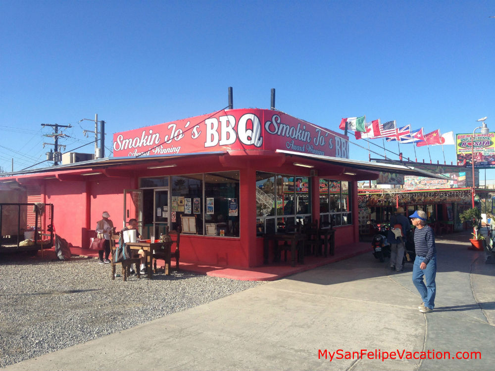 smokin jo's bbq restaurant, San Felipe, Baja California, Mexico